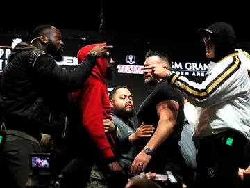 Cara a cara entre Wilder y Fury en Las Vegas Cara a cara entre Wilder y Fury en Las Vegas