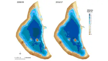 Disminución de la profundidad en el Mar Menor Disminución de la profundidad en el Mar Menor