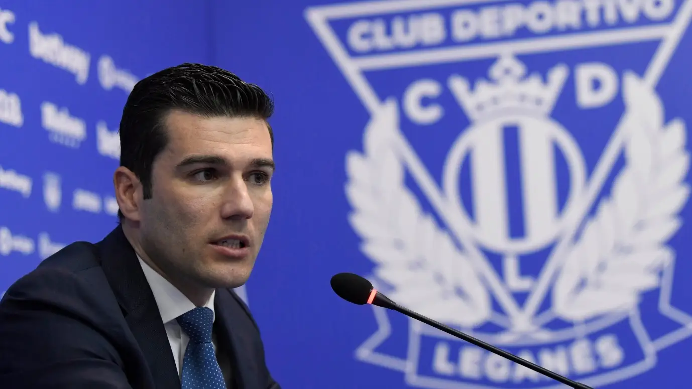 Mart&iacute;n Ortega, director general del CD Legan&eacute;s