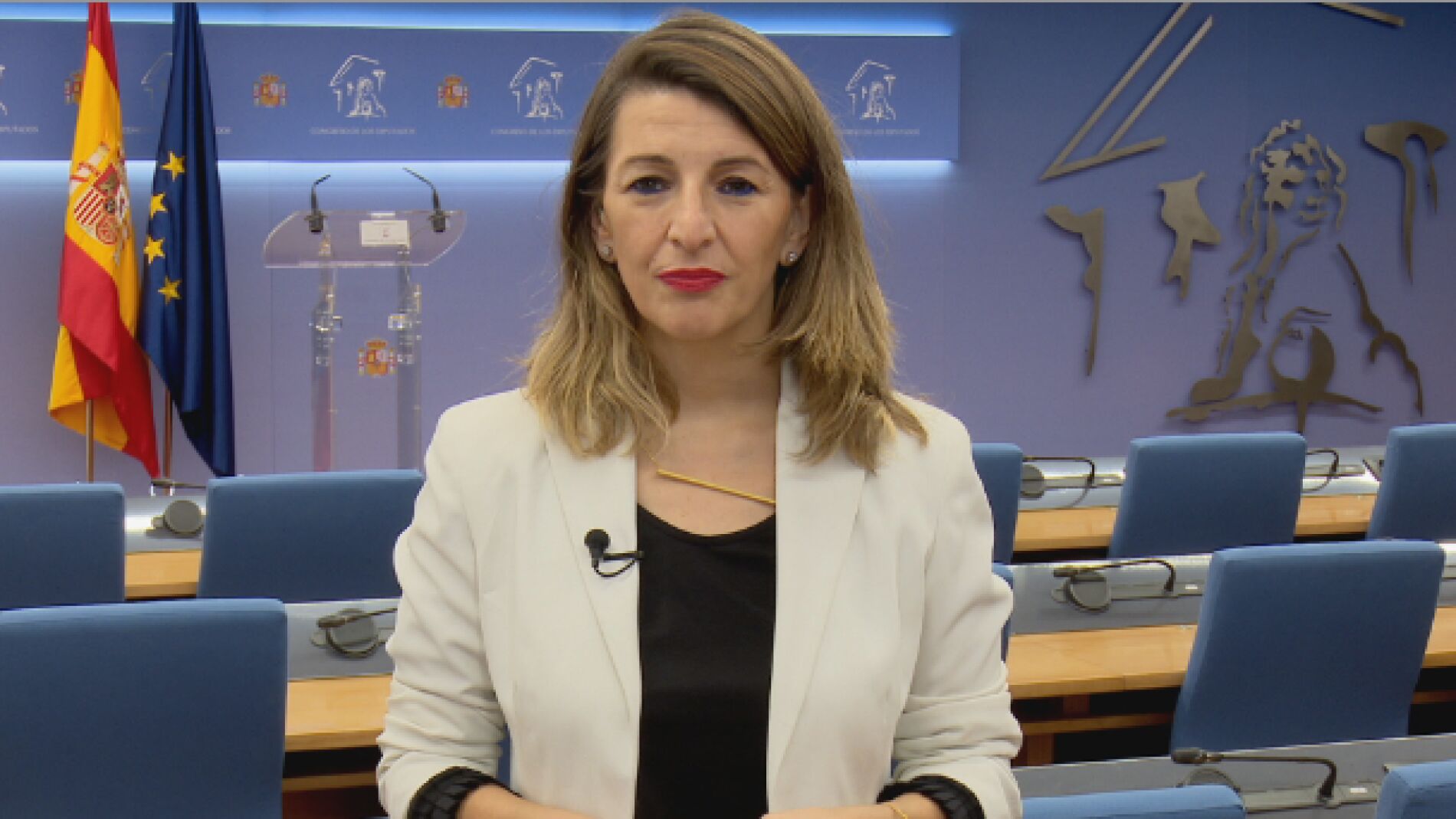 La ministra Yolanda D&iacute;az