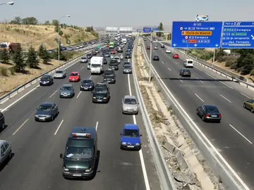 Tráfico en las carreteras próximas a Madrid Tráfico en las carreteras próximas a Madrid