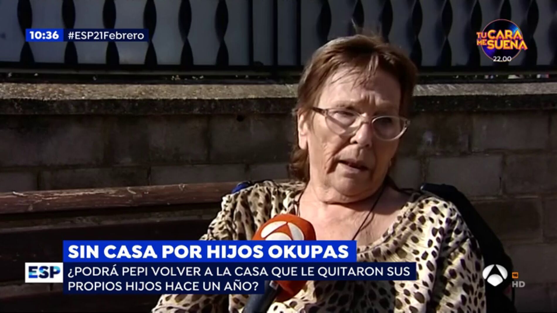 Sin casa por sus hijos okupas