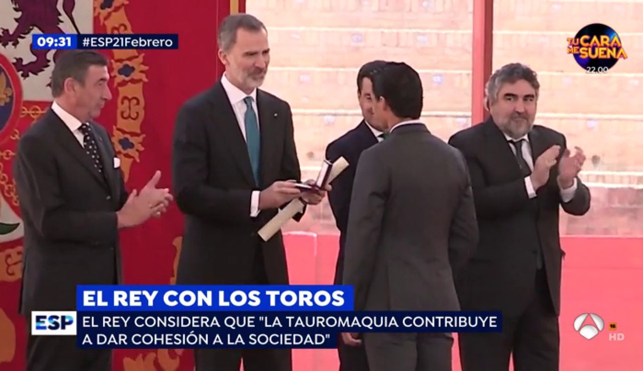 El Rey con los toros El Rey con los toros