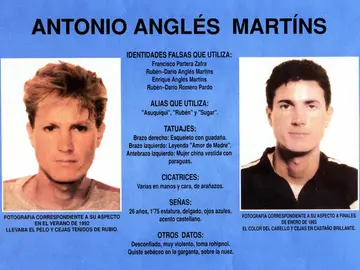 Ficha policial Antonio Anglés