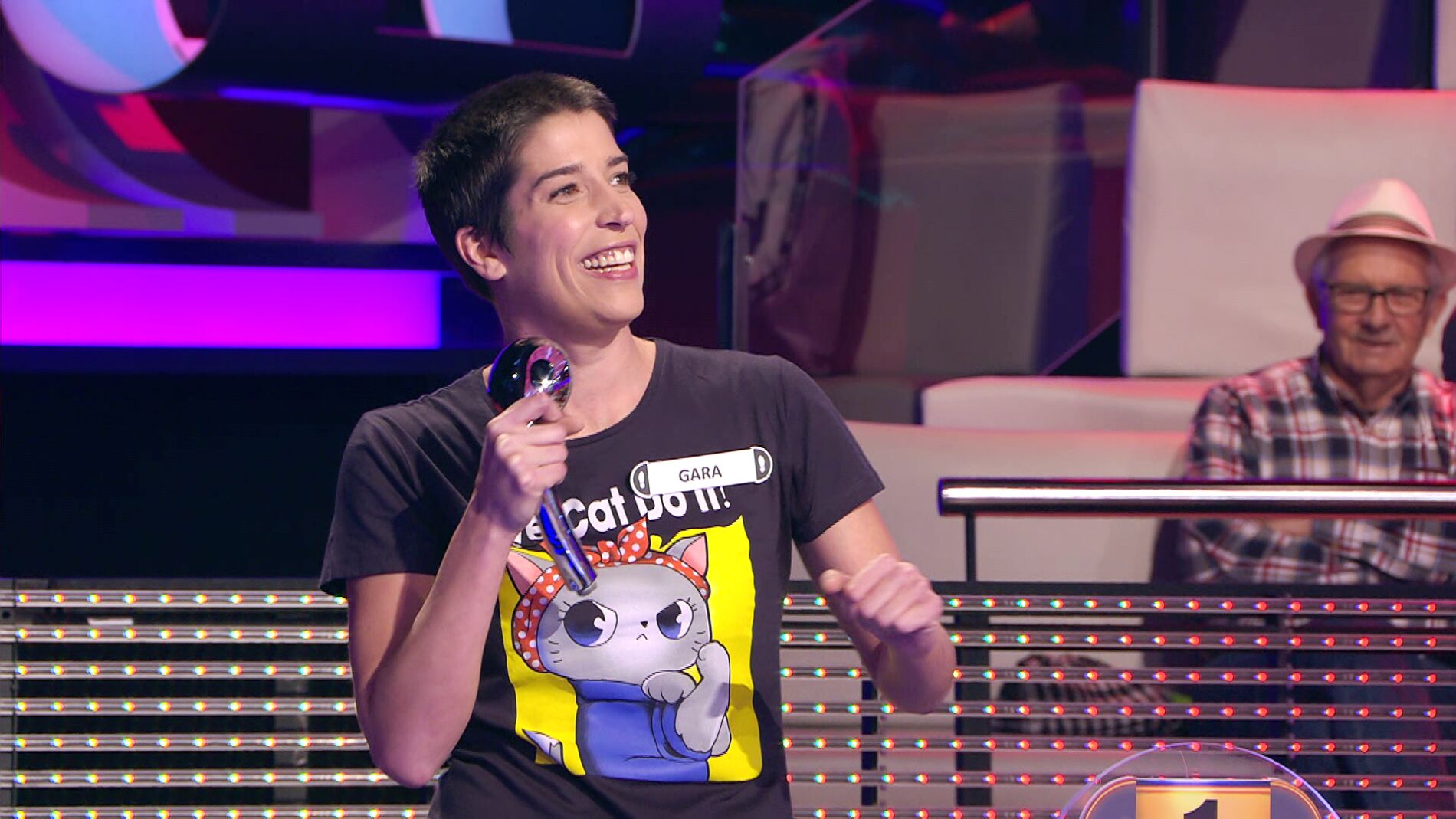 Con el 'Corazón contento' y con su ducha, así canta Gara en '¡Ahora caigo!'