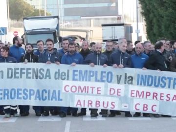 Los trabajadores de Airbus en España se movilizan contra el recorte de 630 empleos en las plantas de Getafe, Sevilla,