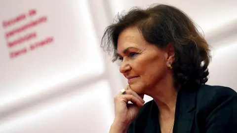 La vicepresidenta del Gobierno, Carmen Calvo La vicepresidenta del Gobierno, Carmen Calvo