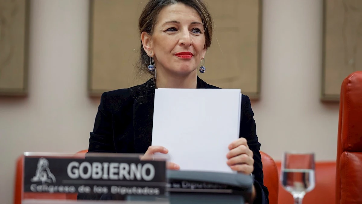 La ministra de Trabajo, Yolanda Díaz La ministra de Trabajo, Yolanda Díaz