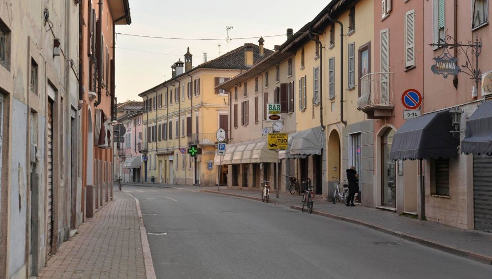 Calles vacías en Italia por el coronavirus