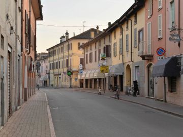 Calles vacías en Italia por el coronavirus