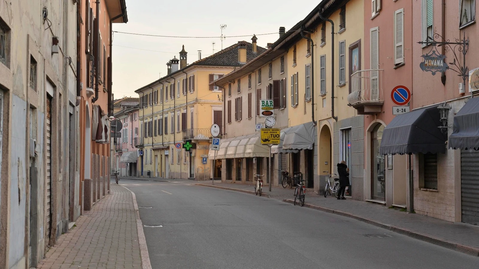 Calles vacías en Italia por el coronavirus Calles vacías en Italia por el coronavirus