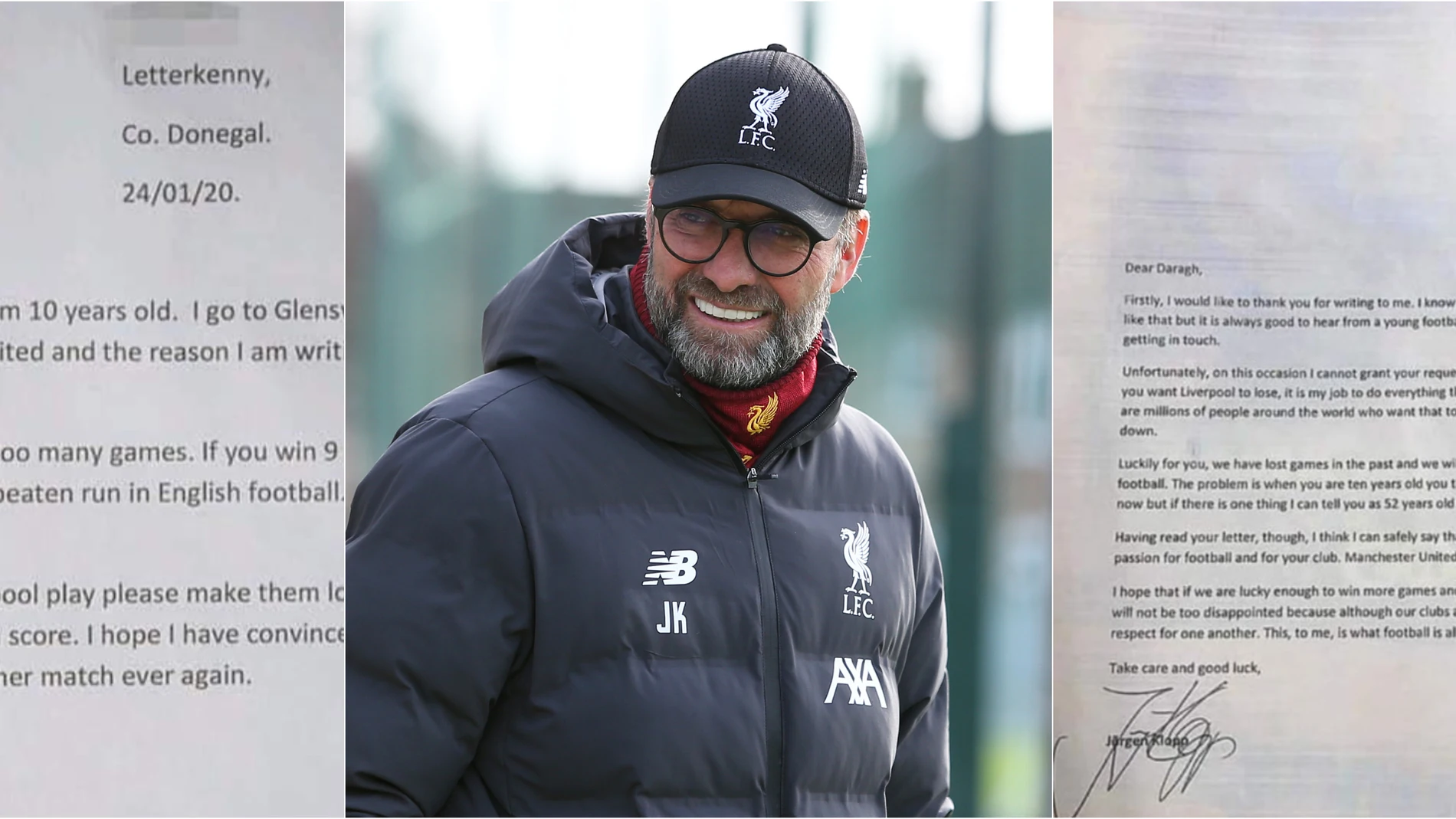La respuesta de Klopp a un joven aficionado del United La respuesta de Klopp a un joven aficionado del United