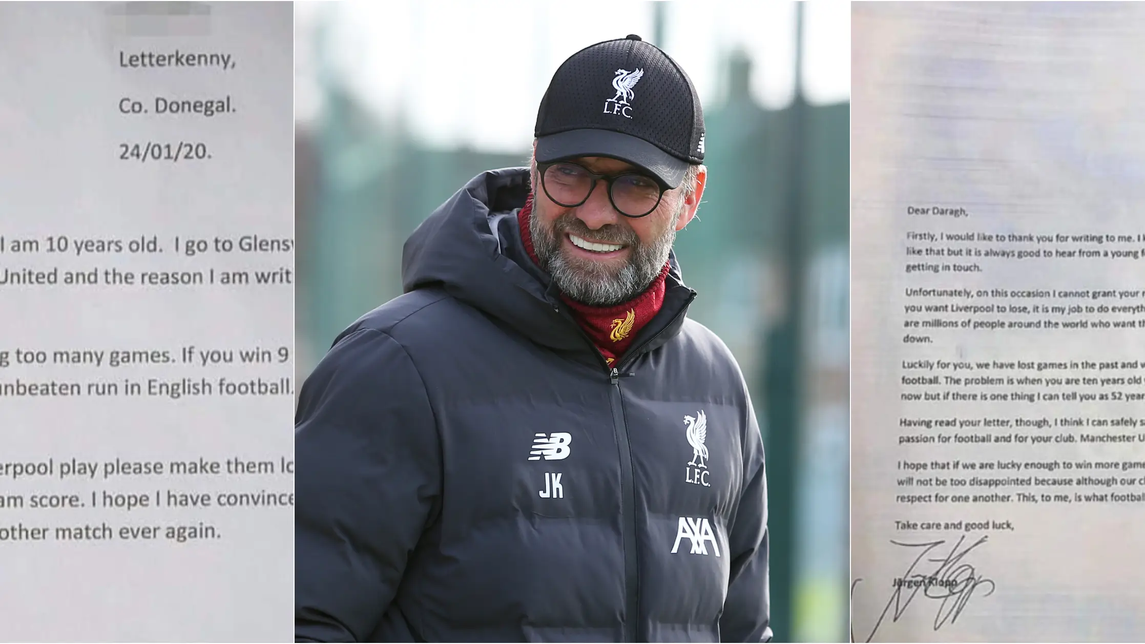 La respuesta de Klopp a un joven aficionado del United La respuesta de Klopp a un joven aficionado del United