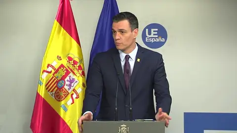 Pedro Sánchez sobre las negociaciones para el presupuesto de la UE: "El resultado es decepcionante" Pedro Sánchez sobre las negociaciones para el presupuesto de la UE: "El resultado es decepcionante"