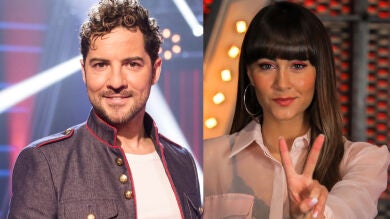 Aitana, asesora y chofer particular de David Bisbal en las grabaciones de 'La Voz Kids'