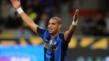 Adriano, con el Inter de Milán.