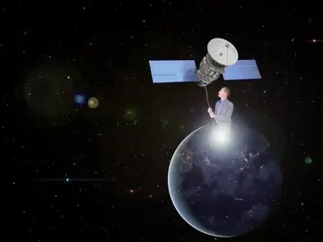 La ingeniosa respuesta de Pedro Duque explicando por qué no se puede mover un satélite con una cuerda La ingeniosa respuesta de Pedro Duque explicando por qué no se puede mover un satélite con una cuerda