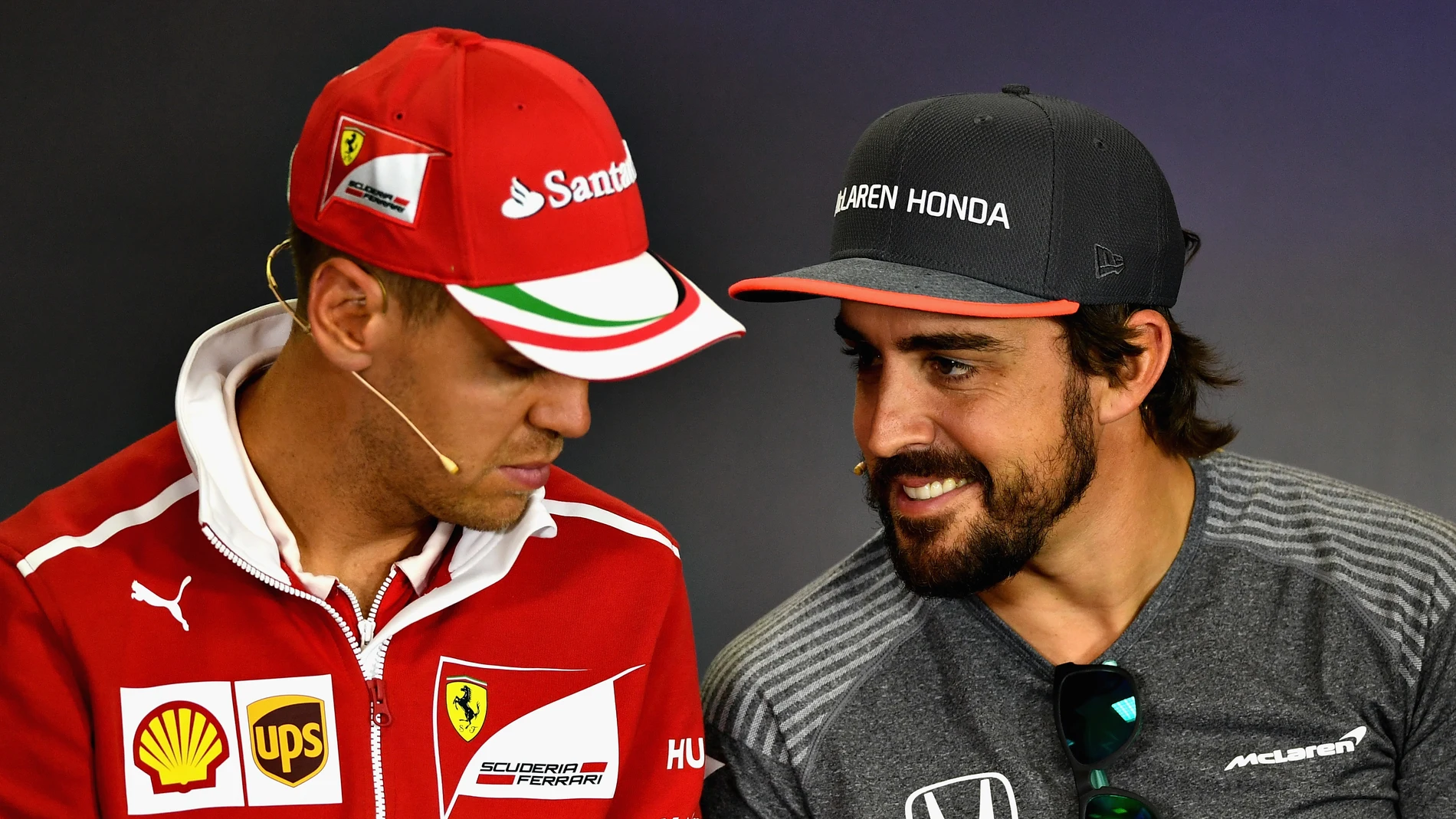 Sebastian Vettel y Fernando Alonso Sebastian Vettel y Fernando Alonso