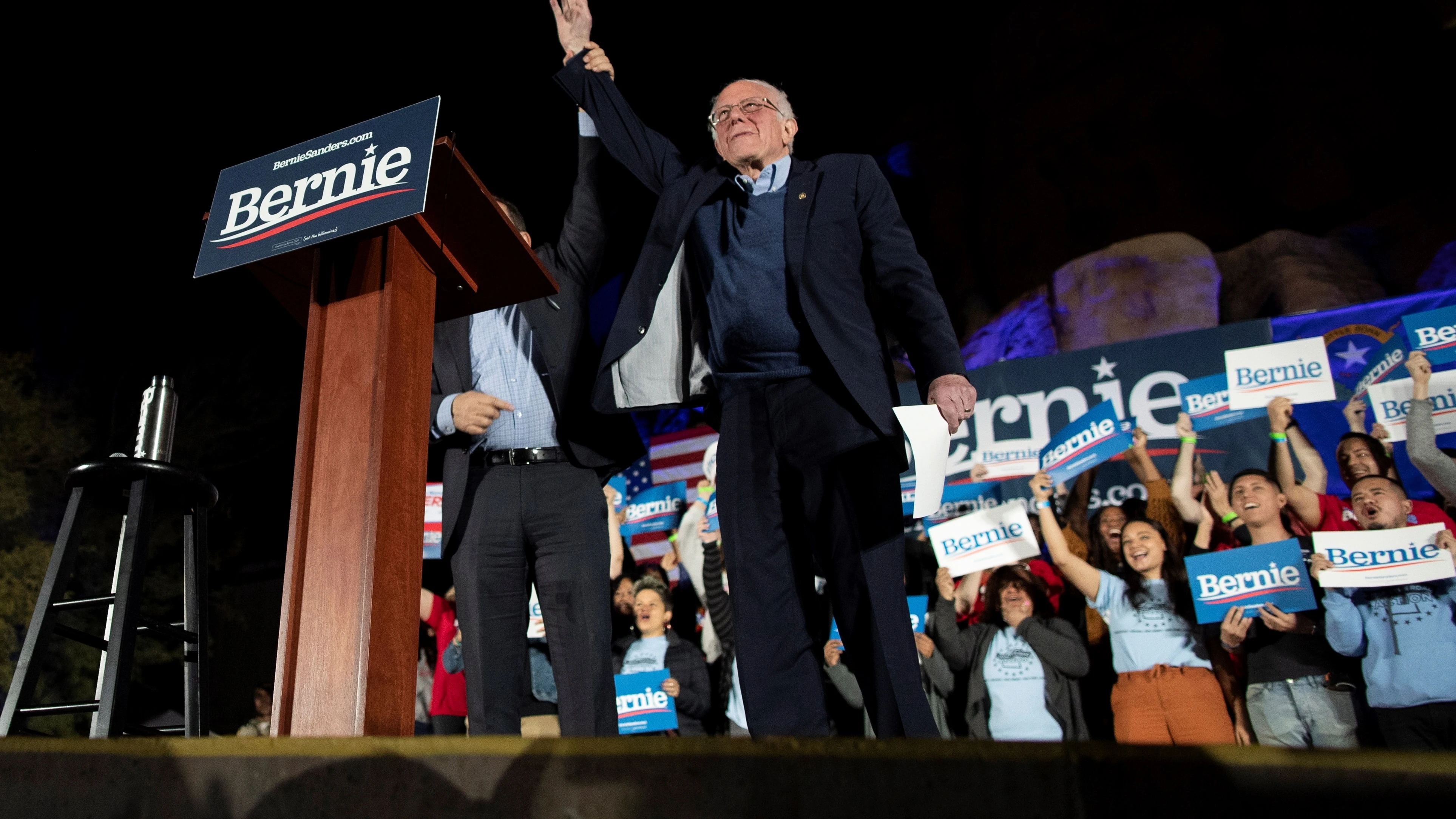 Bernie Sanders en Las Vegas