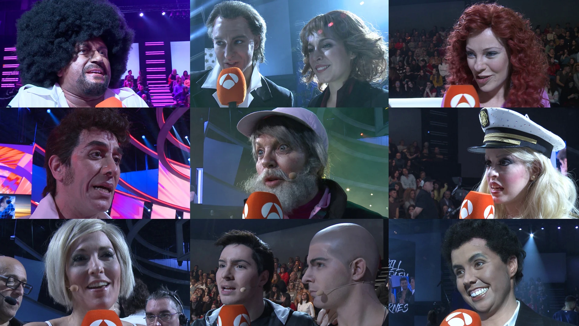 Explosión de emociones entre los concursantes tras actuar en séptima gala de 'Tu cara me suena'