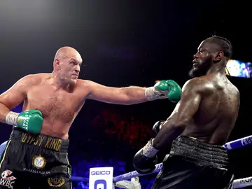 Tyson Fury frente a Deontar Wilder Tyson Fury frente a Deontar Wilder
