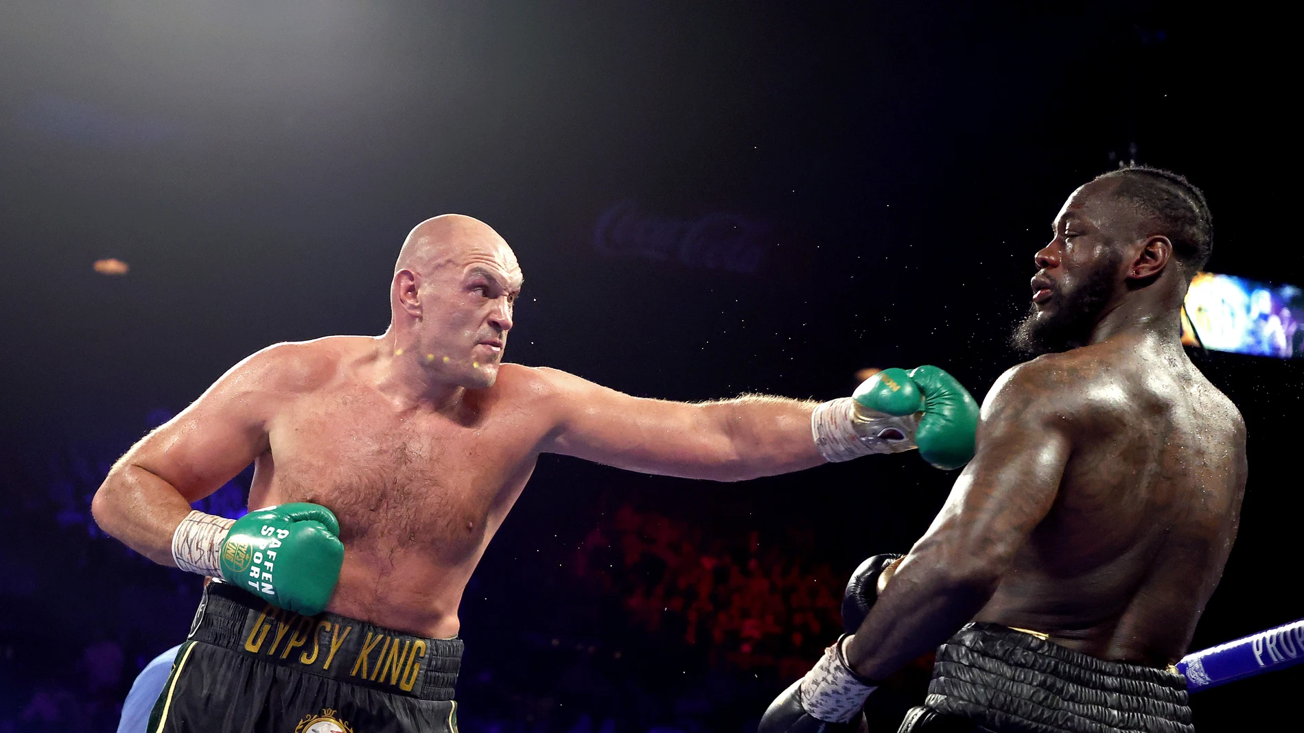 Tyson Fury frente a Deontar Wilder Tyson Fury frente a Deontar Wilder