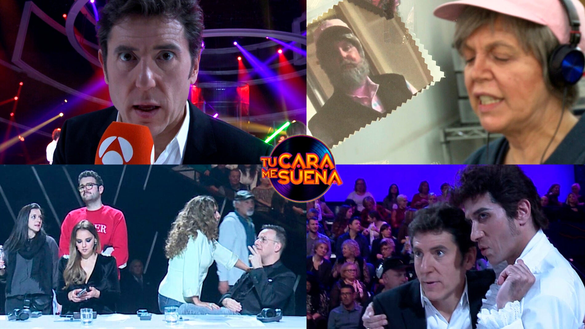 Las espectaculares im&aacute;genes tras las c&aacute;maras de la s&eacute;ptima gala de 'Tu cara me suena'