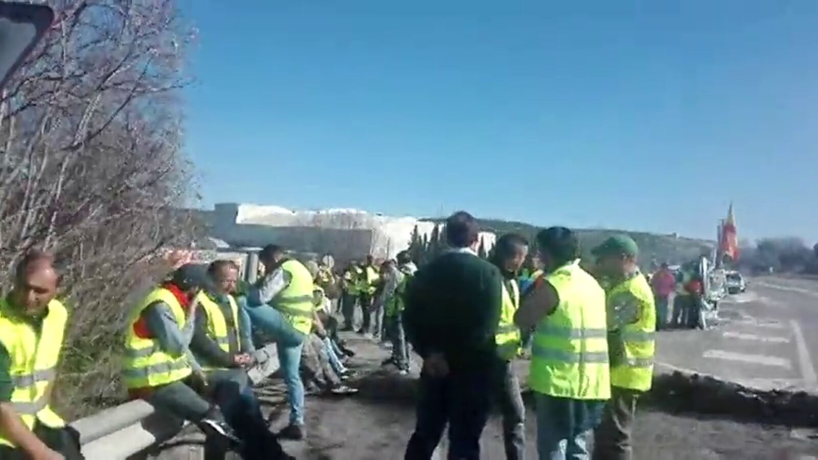 Comienzan a llegar las primeras multas de tráfico por las protestas de los olivareros en las autovías de Jaén