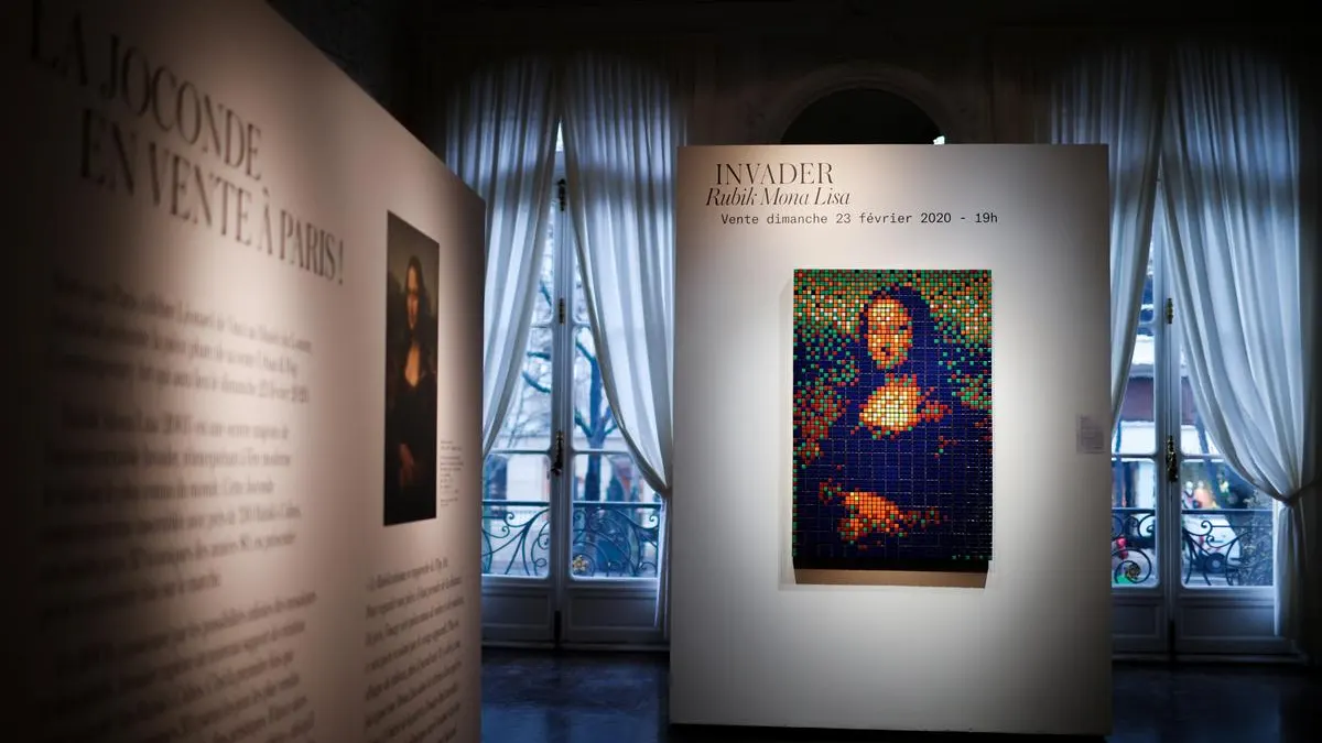 La Mona Lisa de Rubik se vende por 480.000