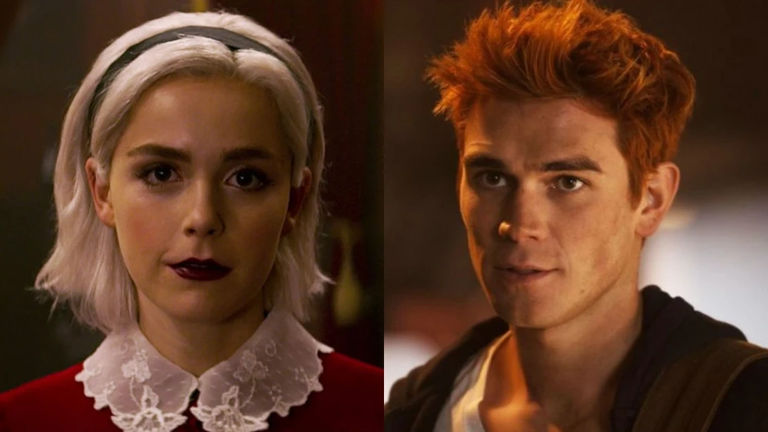 Kiernan Shipka en 'Las escalofriantes aventuras de Sabrina' y KJ Apa en 'Riverdale' Kiernan Shipka en 'Las escalofriantes aventuras de Sabrina' y KJ Apa en 'Riverdale'