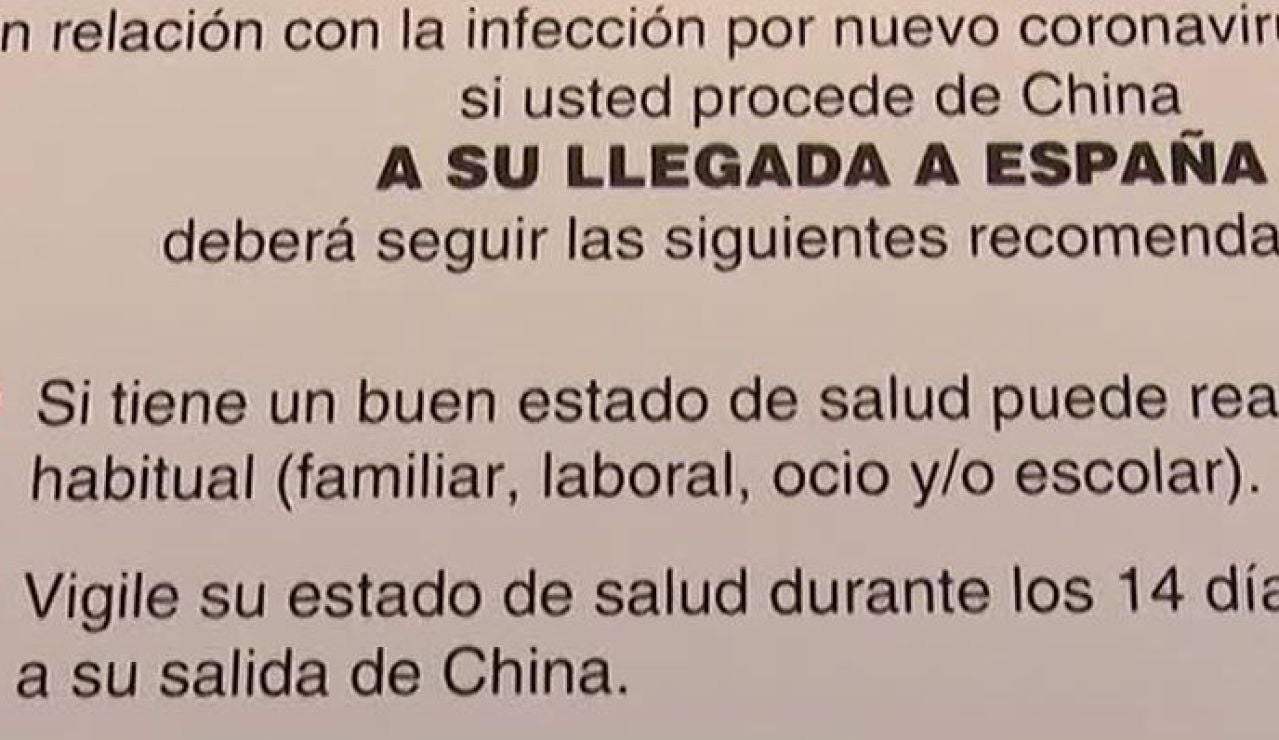 Medidas en el aeropuerto
