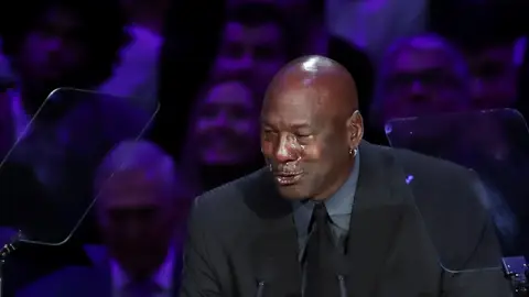 Michael Jordan, entre lágrimas en el homenaje a Kobe Bryant en el Staples Center Michael Jordan, entre lágrimas en el homenaje a Kobe Bryant en el Staples Center