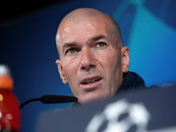 Zidane en rueda de prensa Zidane en rueda de prensa
