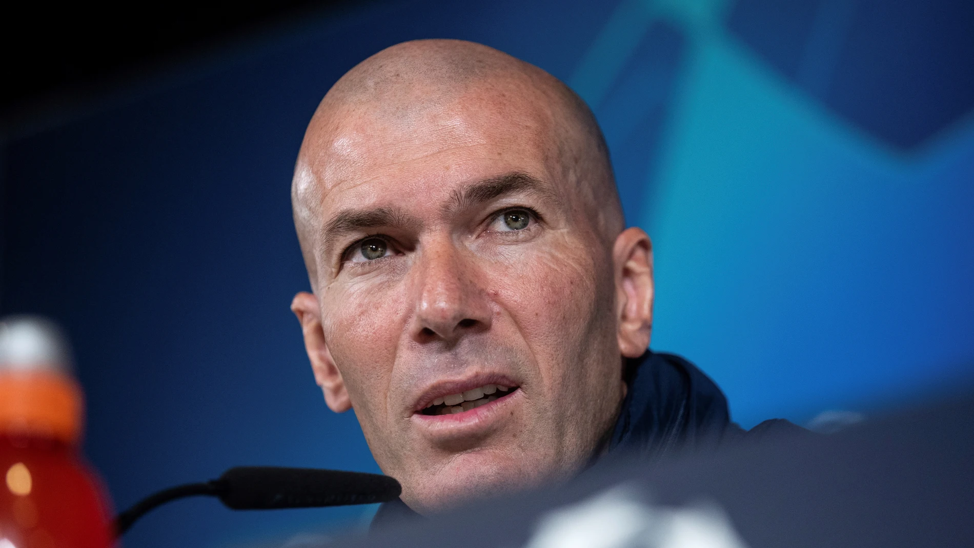 Zidane en rueda de prensa Zidane en rueda de prensa
