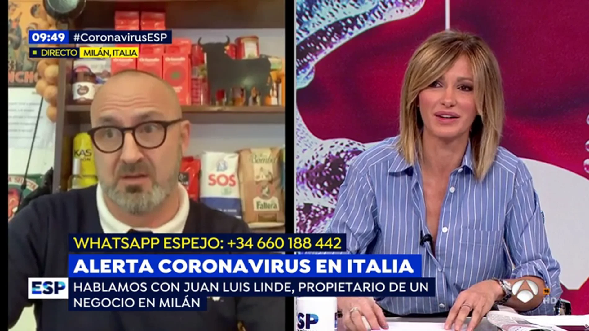 Alerta coronavirus en Italia