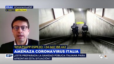 Un periodista de 'La Stampa', en Turín: 