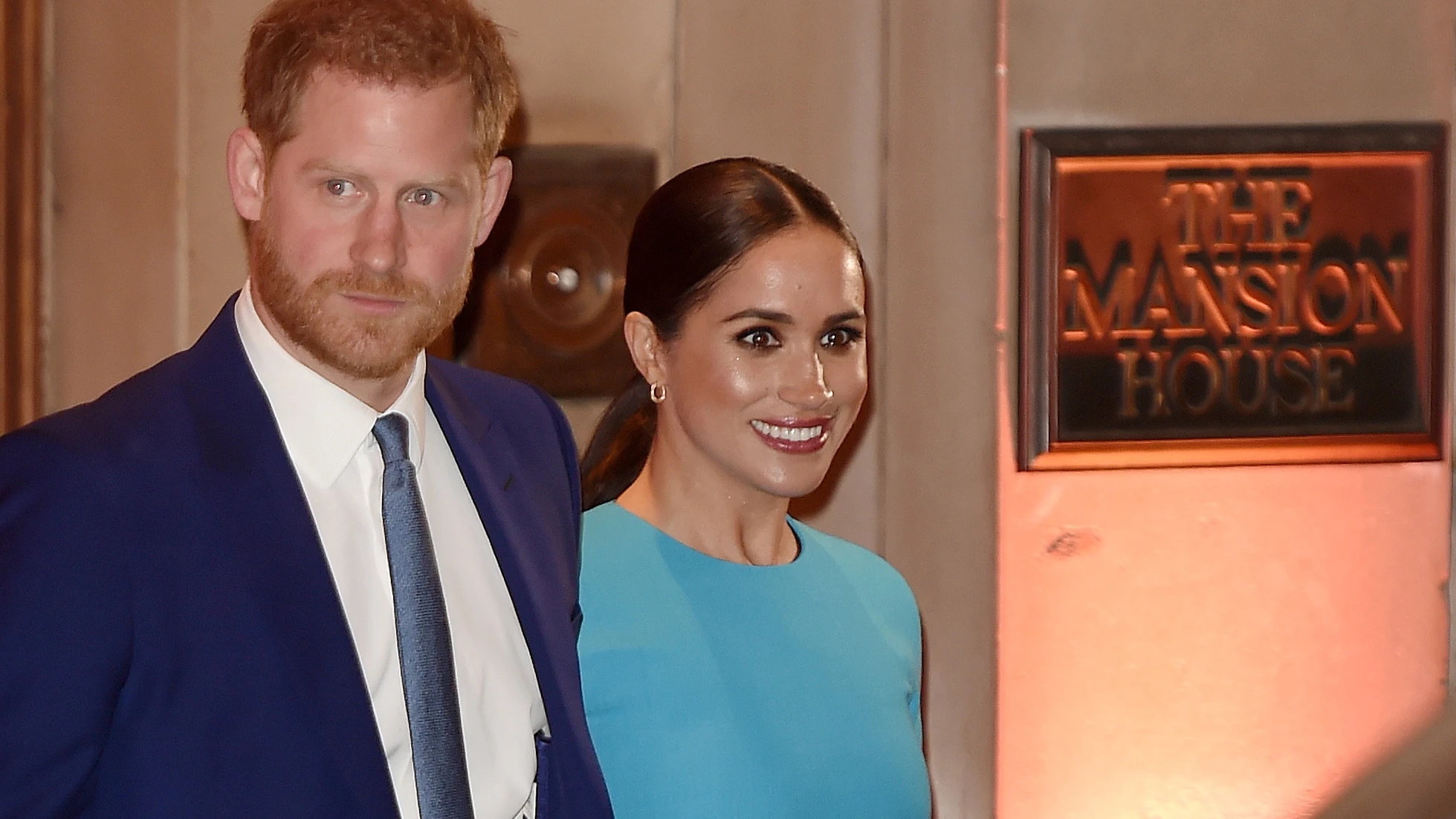 El príncipe Harry y Meghan Markle a su llegada a la gala El príncipe Harry y Meghan Markle a su llegada a la gala