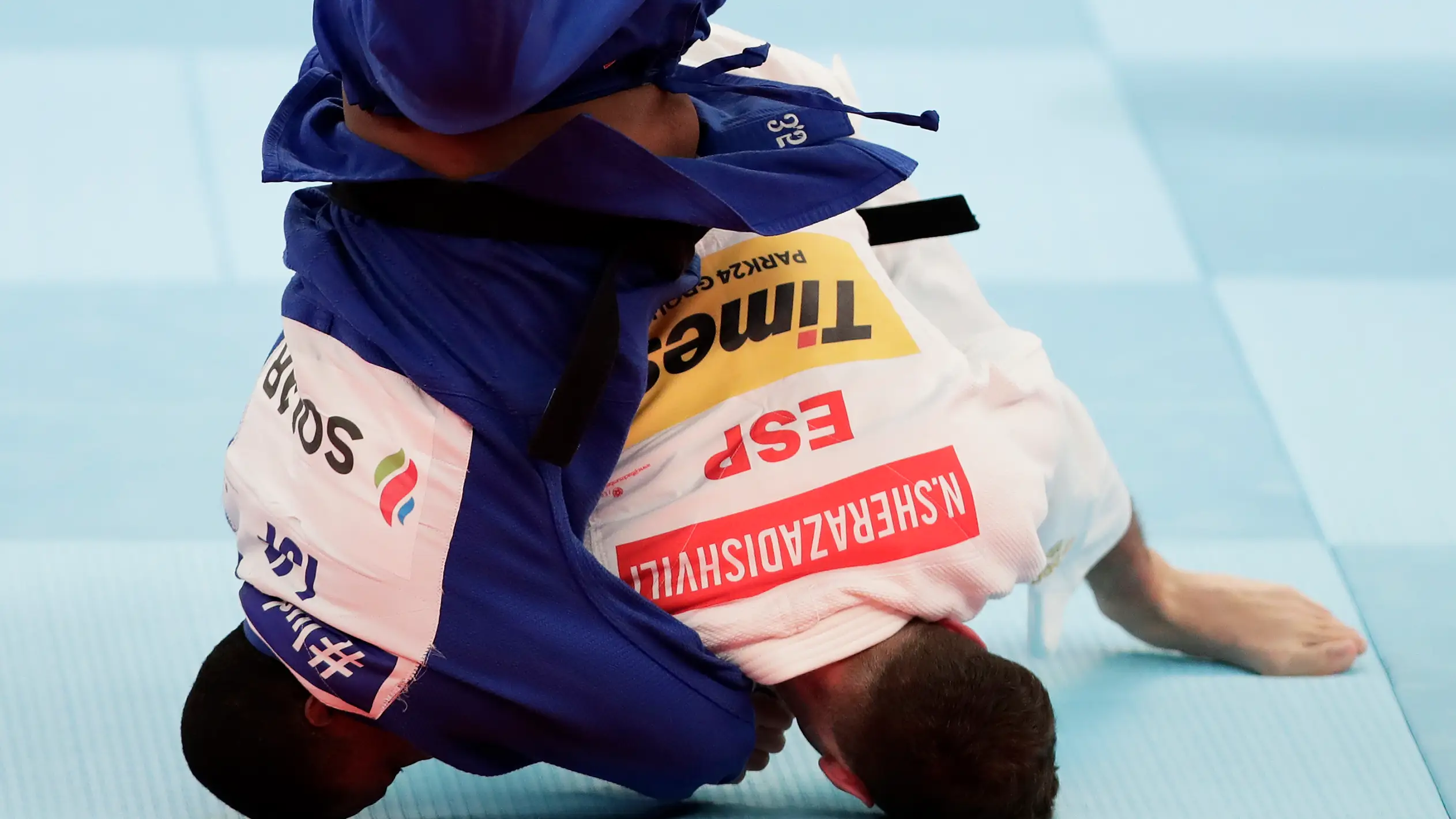 Nikoloz Sherazadishvili durante el último Mundial de Judo Nikoloz Sherazadishvili durante el último Mundial de Judo