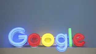 El logo de Google Tendencias de búsqueda en Google