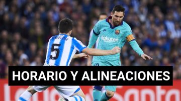 Barcelona Real Sociedad Alineaciones Oficiales Del Partido De La Liga Santander