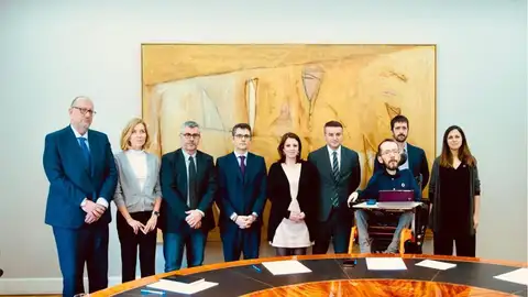 Comisión de seguimiento del pacto del Gobierno de coalición PSOE-Podemos