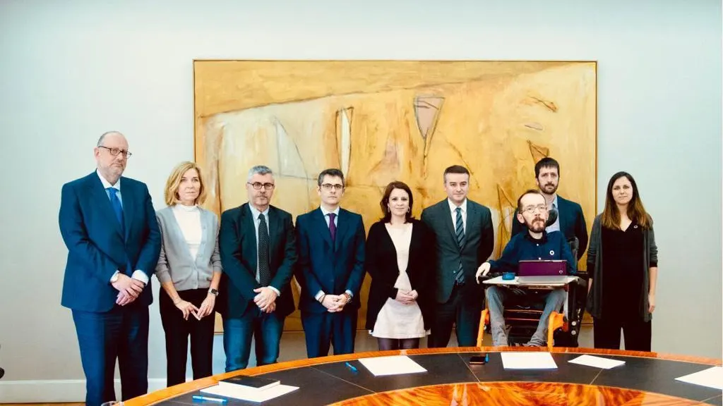 Comisión de seguimiento del pacto del Gobierno de coalición PSOE-Podemos