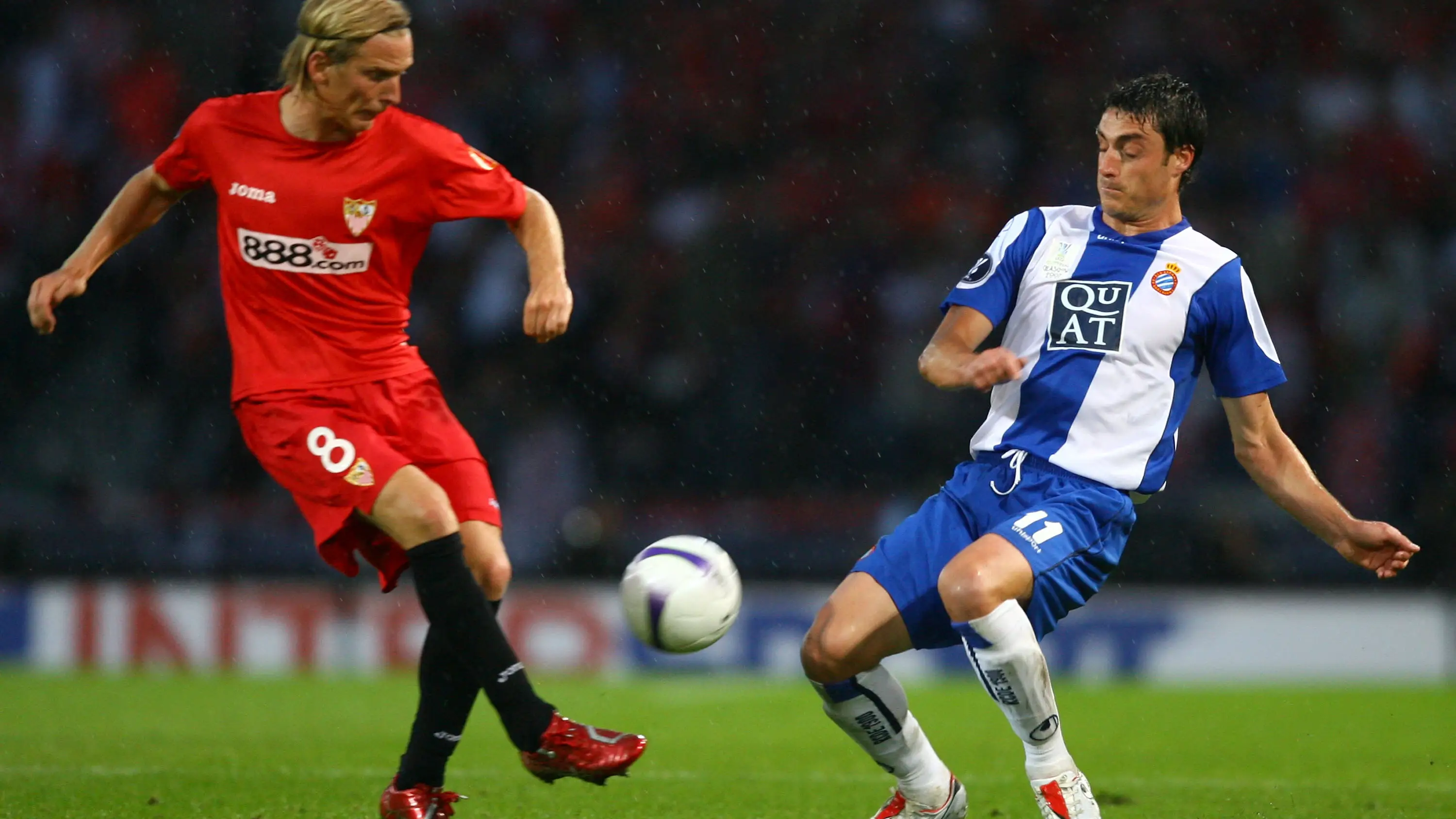 Poulsen, durante su etapa en el Sevilla Poulsen, durante su etapa en el Sevilla