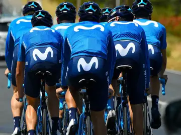 Corredores el Movistar Team Corredores el Movistar Team