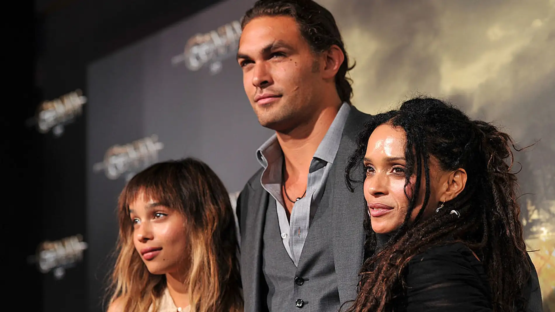 Zoe Kravitz, Jason Momoa y Lisa Bonet