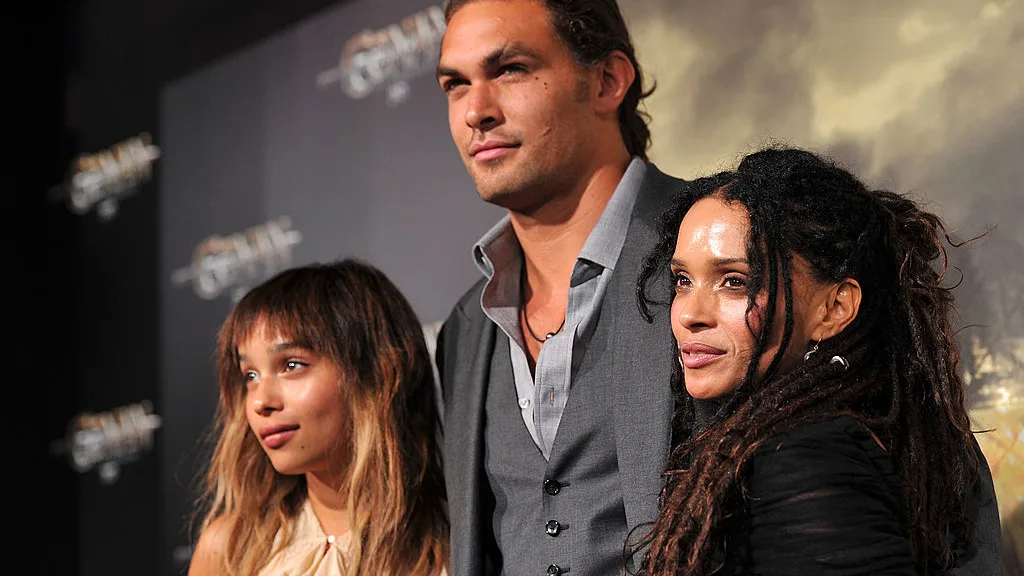 Zoe Kravitz, Jason Momoa y Lisa Bonet Zoe Kravitz, Jason Momoa y Lisa Bonet