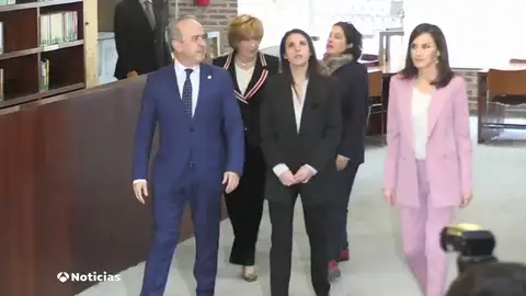 La reina Letizia e Irene Montero en un acto por el Día de la Mujer La reina Letizia e Irene Montero en un acto por el Día de la Mujer