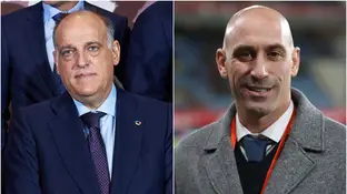 Javier Tebas y Luis Rubiales Javier Tebas y Luis Rubiales