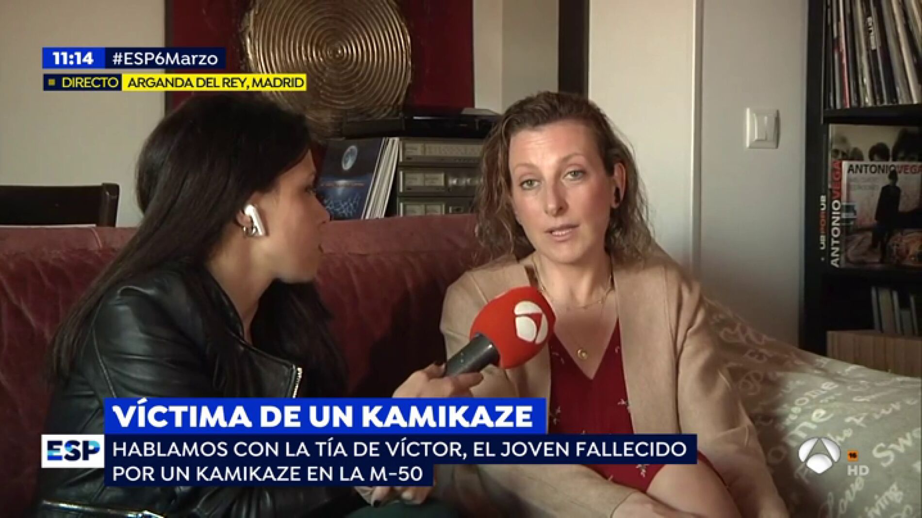 Habla la t&iacute;a de la v&iacute;ctima