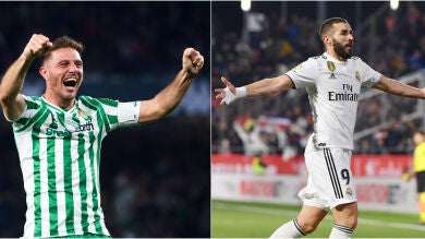 Alineaciones oficiales del Betis y el Real Madrid en el partido de hoy de la Liga Santander